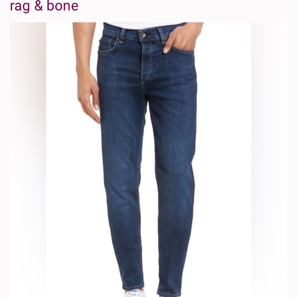 Rag & Bone Men's Standard Issue Fit 1 Skinny Button Fly Jeans 34